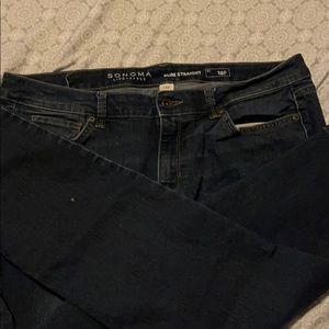Sonoma lifestyle slim straight jeans size 16p